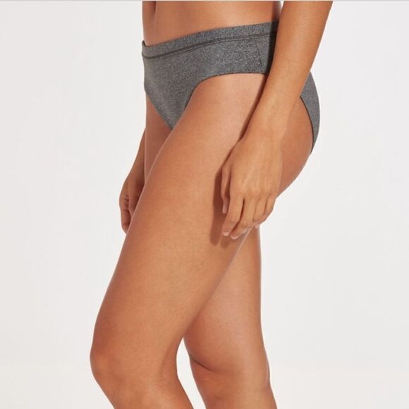 Calia Wide Banded Bikini Bottom Dark Heather Gray - Picture 7 of 8